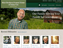 Tablet Screenshot of muirbrothersfh.com